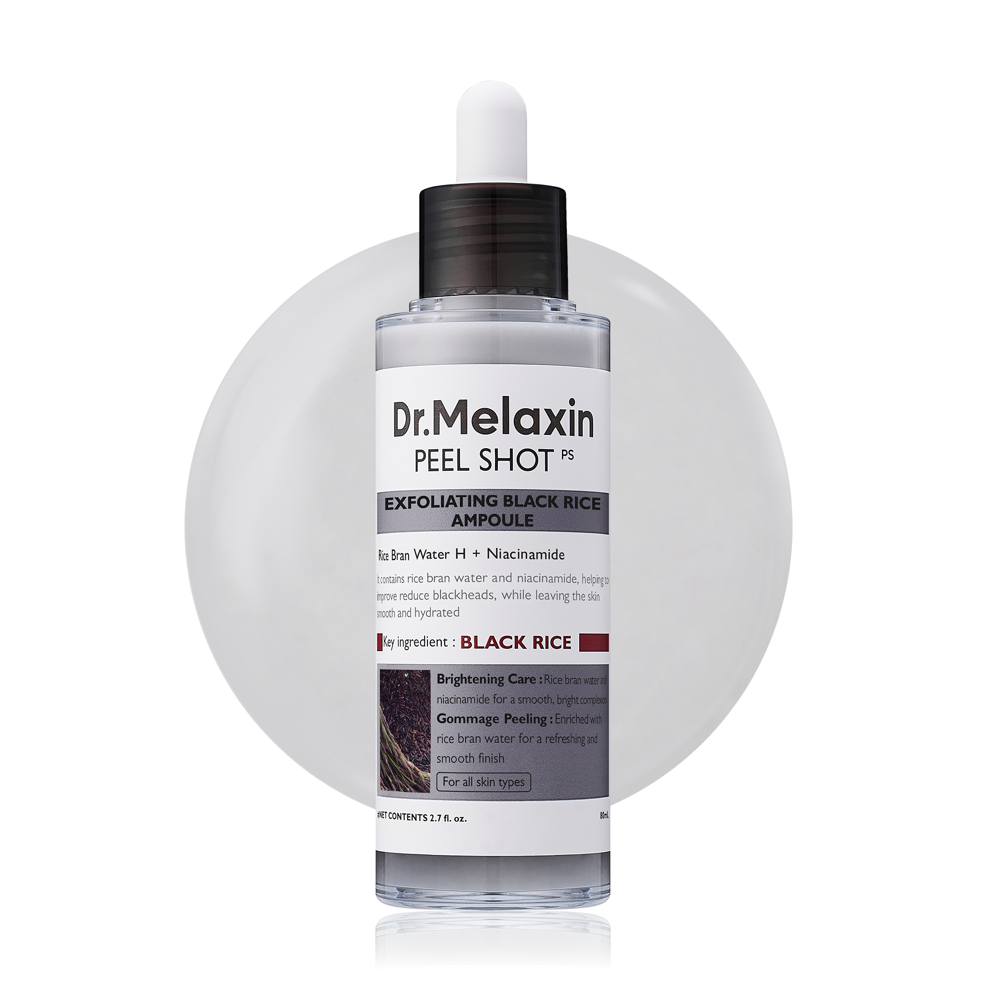 Dr.Melaxin Peel Shot Exfoliant Black Rice Ampoule